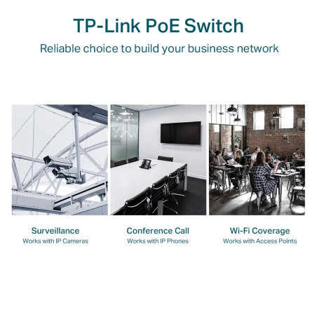 TP-Link 16 Port 10/100/1000Mbps Rackmount Gigabit Switch (16 port POE & 2 port SFP)