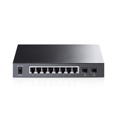 TP-Link 8 Port 10/100/1000Mbps Desktop Managed Gigabit Switch (8 port POE & 2 port SFP)