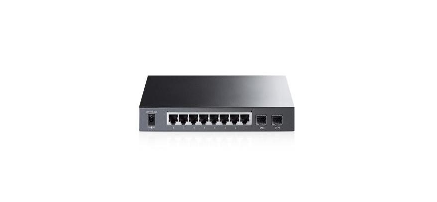 TP-Link 8 Port 10/100/1000Mbps Desktop Managed Gigabit Switch (8 port POE & 2 port SFP)