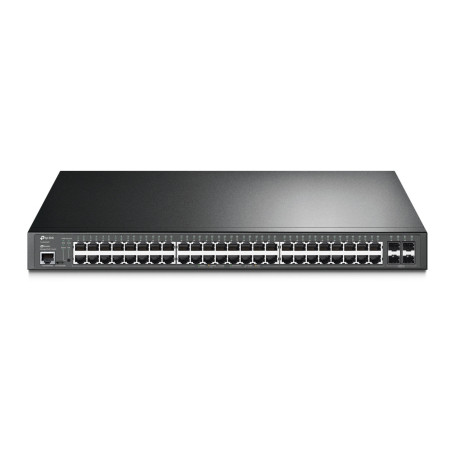 TP-Link 48 Port 10/100/1000Mbps Rackmount Managed Fast Ethernet Switch (48 port POE & 4 port SFP)