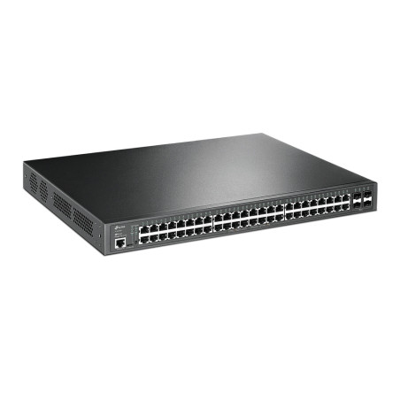 TP-Link 48 Port 10/100/1000Mbps Rackmount Managed Fast Ethernet Switch (48 port POE & 4 port SFP)