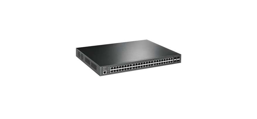 TP-Link 48 Port 10/100/1000Mbps Rackmount Managed Fast Ethernet Switch (48 port POE & 4 port SFP)