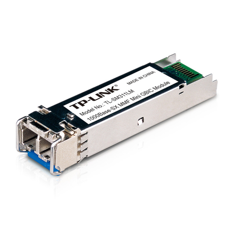 TP-Link Gigabit 1000BASE-SX Multimode Fibre Mini-GBIC/SFP Module/Transceiver, LC Connector (up to 550m)