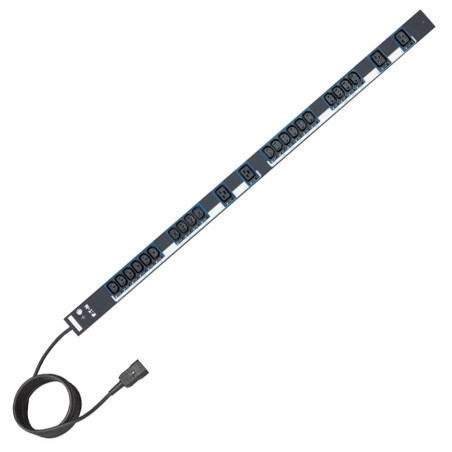 24 Way 20 x C13, 4 x C19 IEC, Basic PDU, IEC C20 Plug