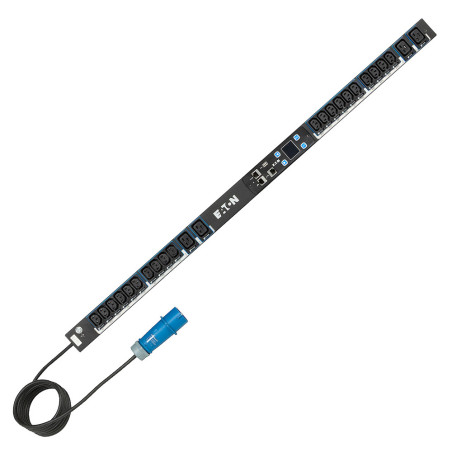 Eaton Metered Input G3 24 Way 20xC13 IEC, 4xC19,16A Plug Vertical PDU