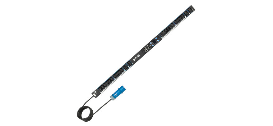 Eaton Metered Input G3 24 Way 20xC13 IEC, 4xC19,16A Plug Vertical PDU