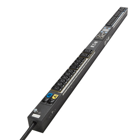 Eaton Metered Input G3 24 Way 20xC13 IEC, 4xC19,32A Plug Vertical PDU