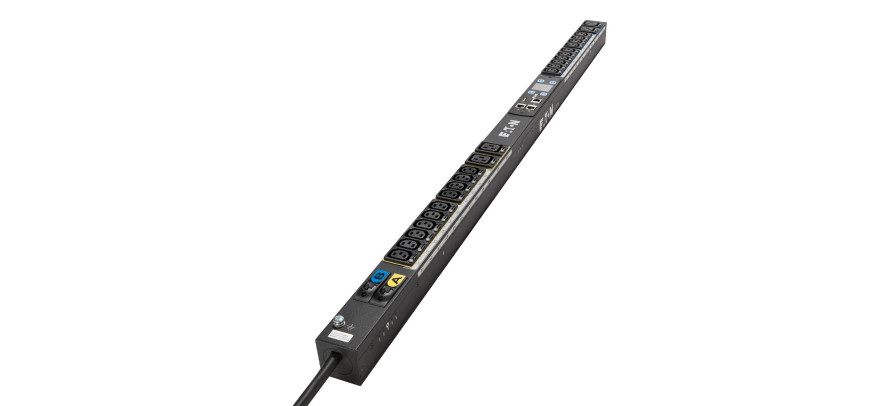Eaton Metered Input G3 24 Way 20xC13 IEC, 4xC19,32A Plug Vertical PDU
