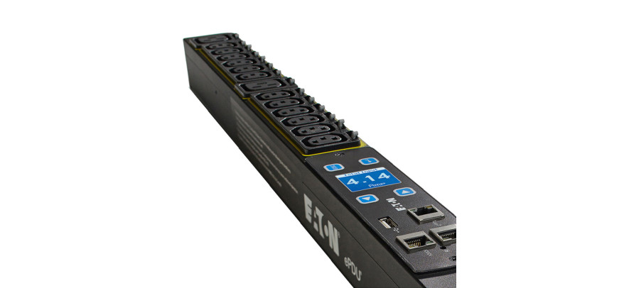 Eaton Metered Input G3 16 Way 12xC13 IEC, 4xC19,32A Plug Vertical PDU