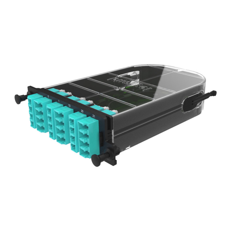 Ortronics Infinium High Density 24 Fibre OM4 2xMPO(M) to LC Quad Cassette Tier 2 A