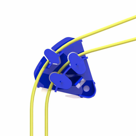 Trident Data Six Segment Bend Radius Spool Blue