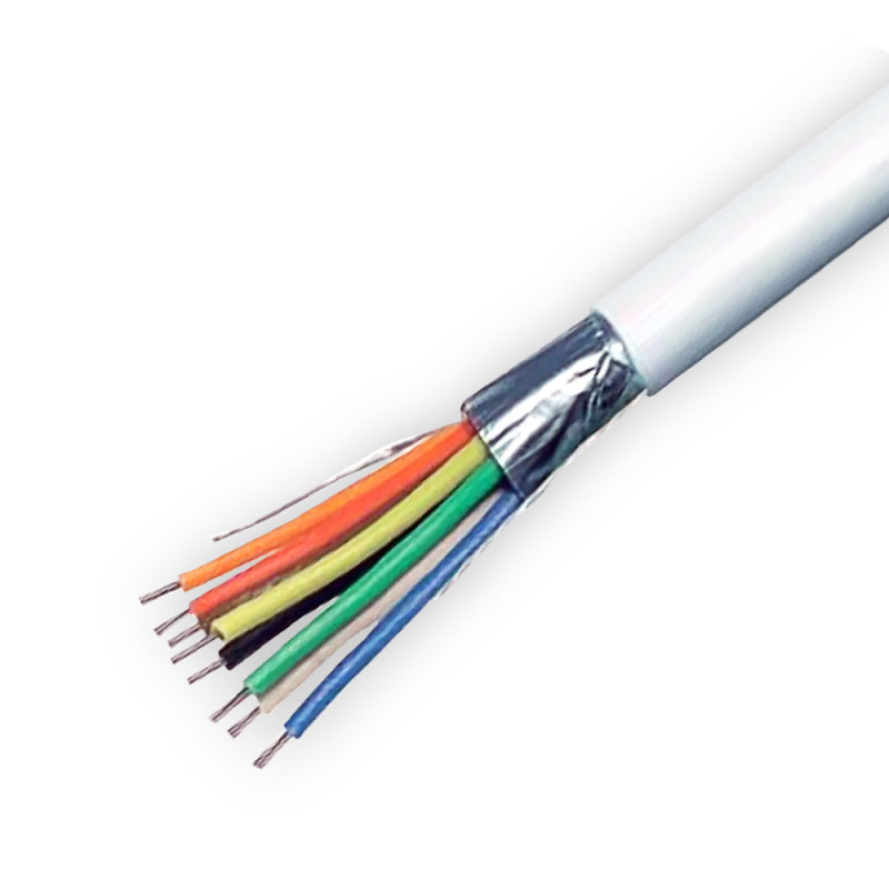 8‑Core screened LSF Alarm Cable 100 m White | Dunasfern