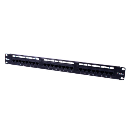 Trident Data CAT5e UTP 24‑Port Rear‑Punch Patch Panel 1U | Dunasfern