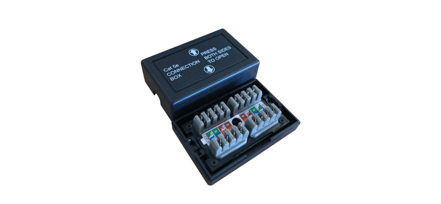 Cat5e UTP IDC Inline Connection Box | Trident Data | Dunasfern