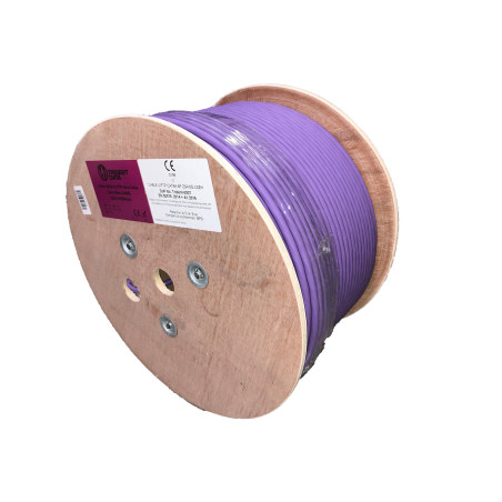 Trident Data Cat6A UTP LSZH Cable – 305 m Violet | Dunasfern