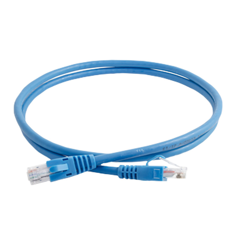 Clarity Cat6 UTP PVC Blue Patch Lead