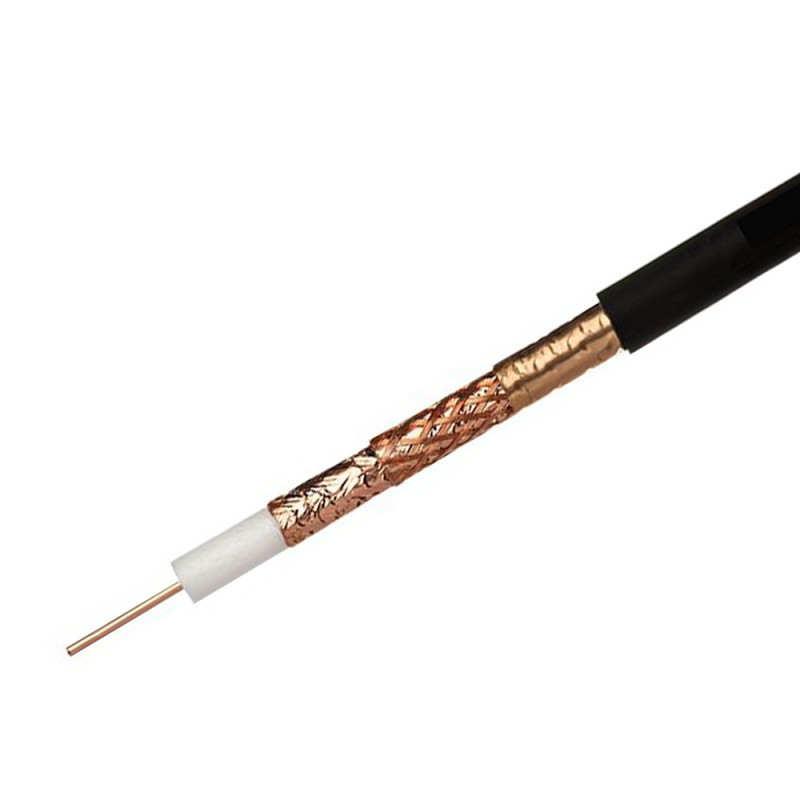 CT100 75 Ω LSF Coaxial Cable Black | Dunasfern