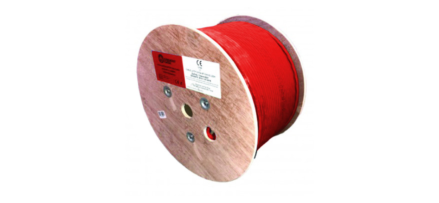 Cat7a S/FTP LSZH Ethernet Cable Orange 305m Reel | Trident Data