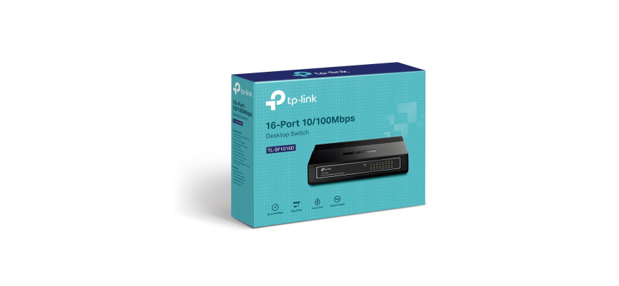 TP-Link 16 Port 10/100Base-TX Desktop Fast Ethernet Switch