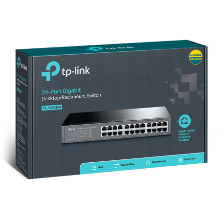 TP-Link 24 Port 10/100/1000Mbps Desktop Gigabit Switch