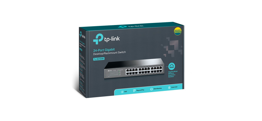TP-Link 24 Port 10/100/1000Mbps Desktop Gigabit Switch