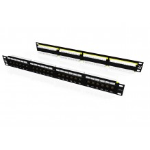 Draka UC-Connect Cat6 UTP 1U 24 Port Rear Punch Patch Panel 