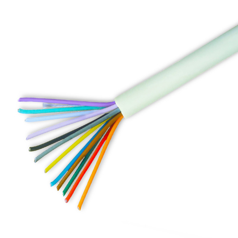12‑Core Unscreened LSF Alarm Cable 100 m White | Dunasfern