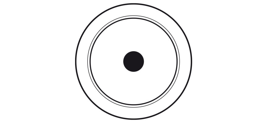 CT100 75 Ω PVC Coaxial Cable White | Dunasfern