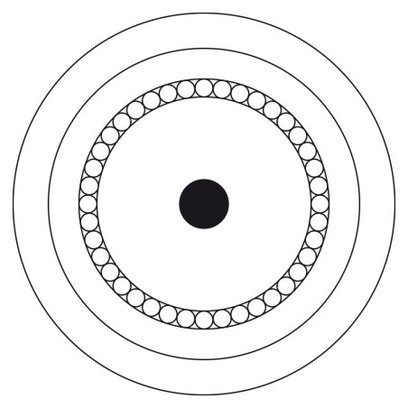 CT125 75 Ω PE Coaxial Cable – Black | Dunasfern