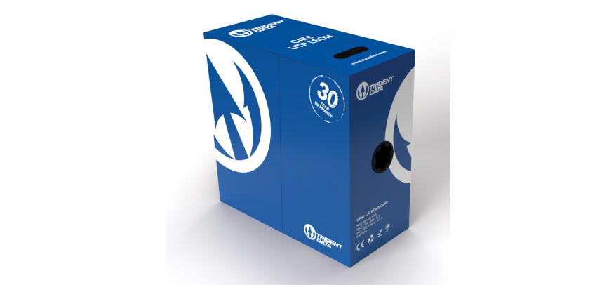 Trident Data Cat5e UTP LSZH Cable – 305 m Violet | Dunasfern