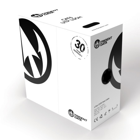 Trident Data Cat5e UTP LSZH Cable – 305 m Violet | Dunasfern