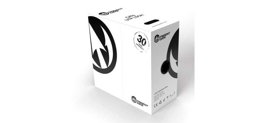 Trident Data Cat5e UTP LSZH Cable – 305 m Violet | Dunasfern
