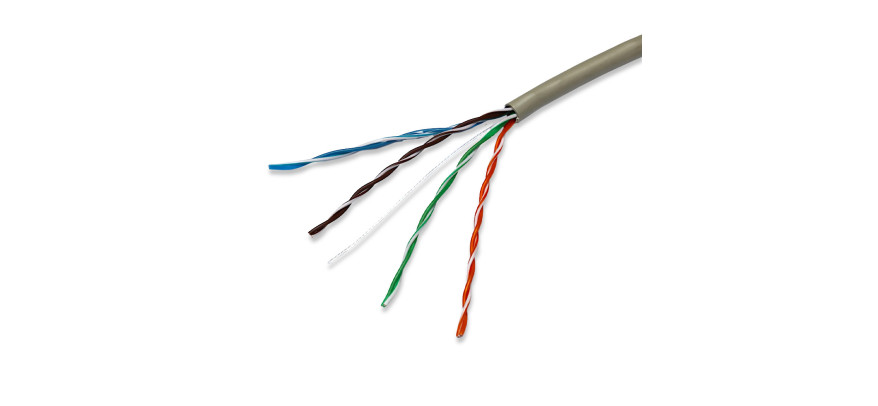 Trident Data Cat5e UTP PVC Cable – 305 m Grey | Dunasfern