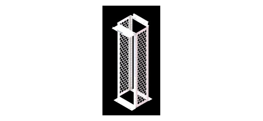 Mighty Mo MM20 20″ Channel Rack – 16.25″ Deep, 45 RU  | Ortronics