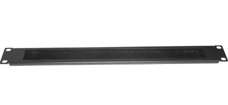 Trident 1U Brush Strip Cable Tidy – 19″ Rack Cable Management | Dunasfern