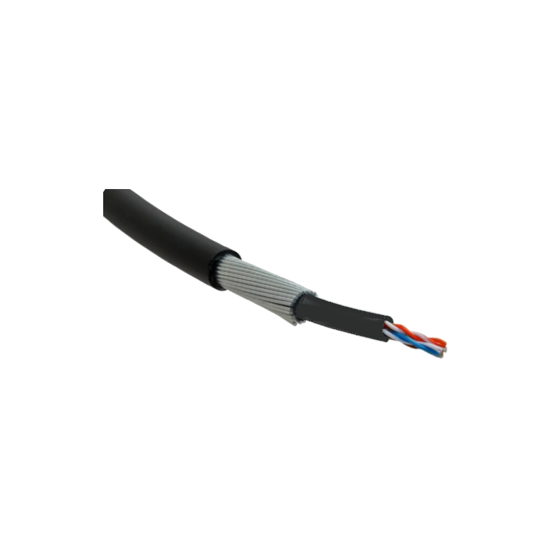 Trident Data Cat6 UTP SWA PE Outdoor Cable – 305 m Black | Dunasfern