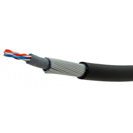 Trident Data Cat5e UTP SWA PE Outdoor Cable – 305 m Black | Dunasfern