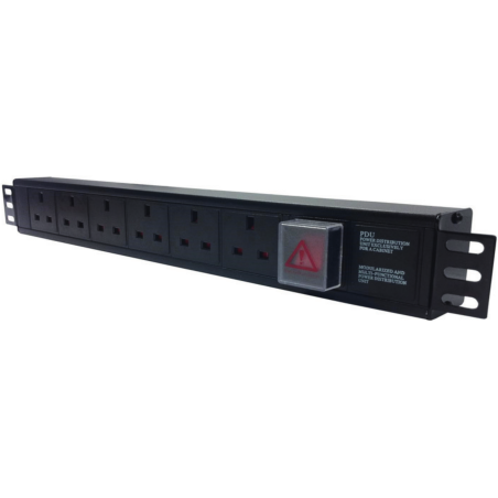 Trident Data 4 Way UK Horizontal PDU, 13A UK Plug