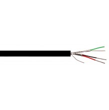 8723 Eq. Two Pair Individual FTP 22AWG PE Black.