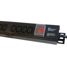 16 Way IEC C13 Vertical PDU, 13A UK Plug