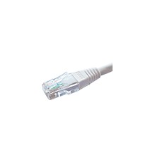 Trident 1m Cat5e UTP PVC White Patch Lead