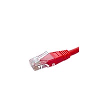 Trident 0.5m Cat6 UTP PVC Red Patch Lead