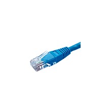 Trident 0.5m Cat6 UTP PVC Blue Patch Lead