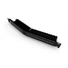 Draka UC-Connect Cat6a FTP 1U 24 Port Angled Keystone Panel