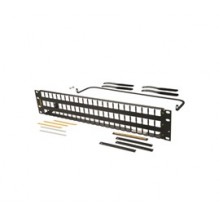 Ortronics Clarity 72 Port Unloaded Flat 2U HDJ Jack Patch Panel