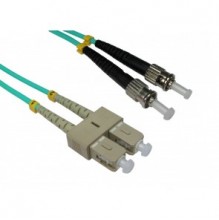 Trident 1m ST-SC OM3 Multimode Duplex Patch Lead