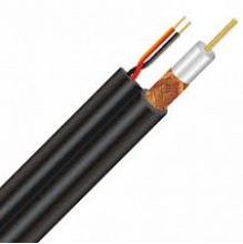 RG59 B/U 75 Ohm Shotgun Coax 2x0.5mm PVC