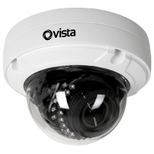Vista H.265 TWDR Quad Streaming Vandal Resistant Fixed Lens Dome
