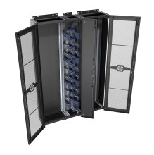 Huber Suhner CDR 1500 47U Black Perforated Doors