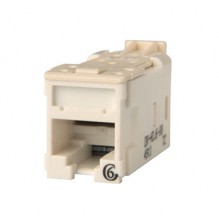 Clarity High Density Jack CAT6 White